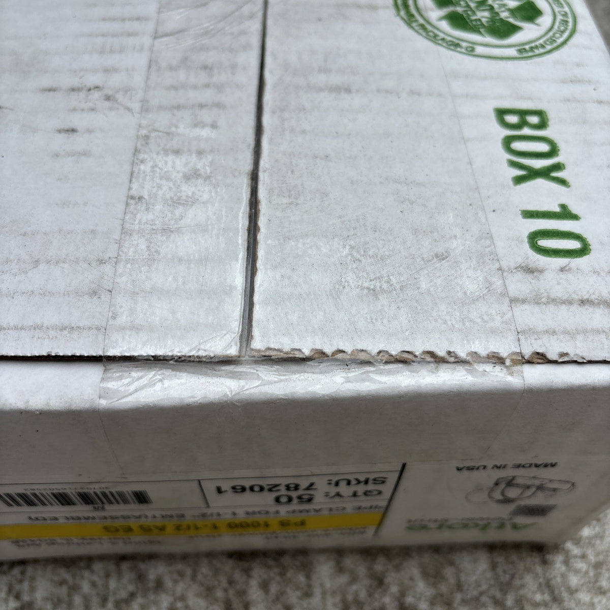 50 Pack Power-Strut PS 1000 A1-1/2 AS EG Electro galvanized Pre-Assembled EMT4