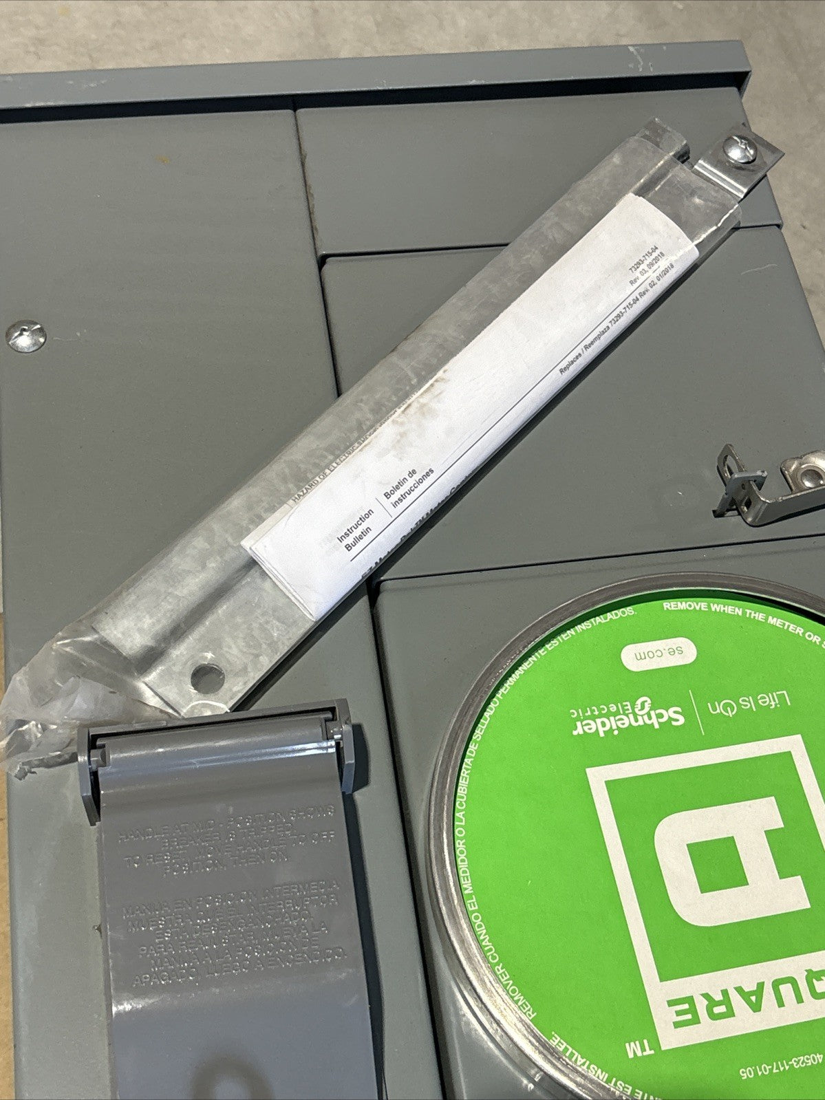 Square D EZM313 125X Meter Center 125A Max 208/120V 3Ph 4W Nema 3R5