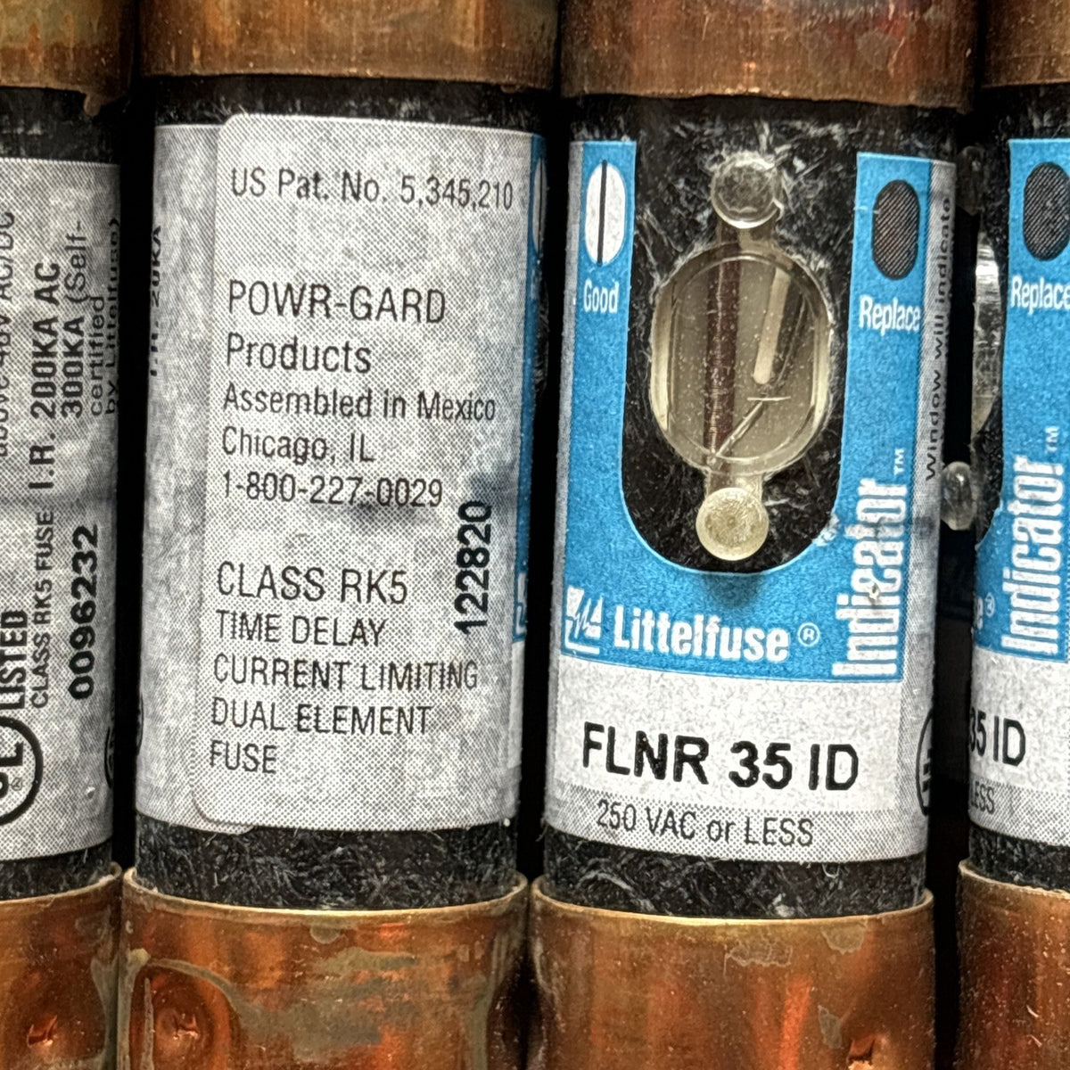 Case Of 10 Littelfuse FLNR 35 ID Indicator Class RK5 Time Delay 35A 250V2