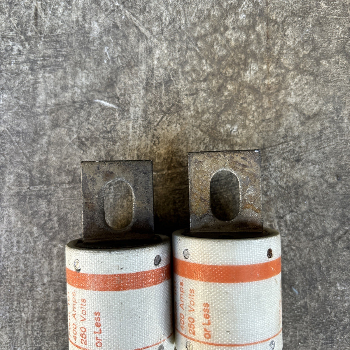 LOT OF 2 GOULD SHAWMUT A25X400 AMPTRAP FUSE, 400A 250V5