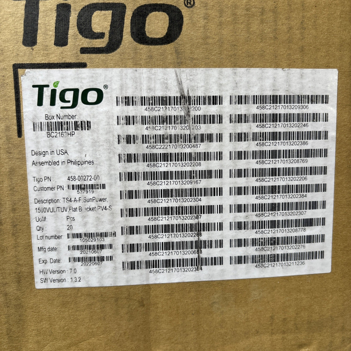 Case Of 20 Tigo TS4 A F Rapid Shutdown Device for Solar Systems4