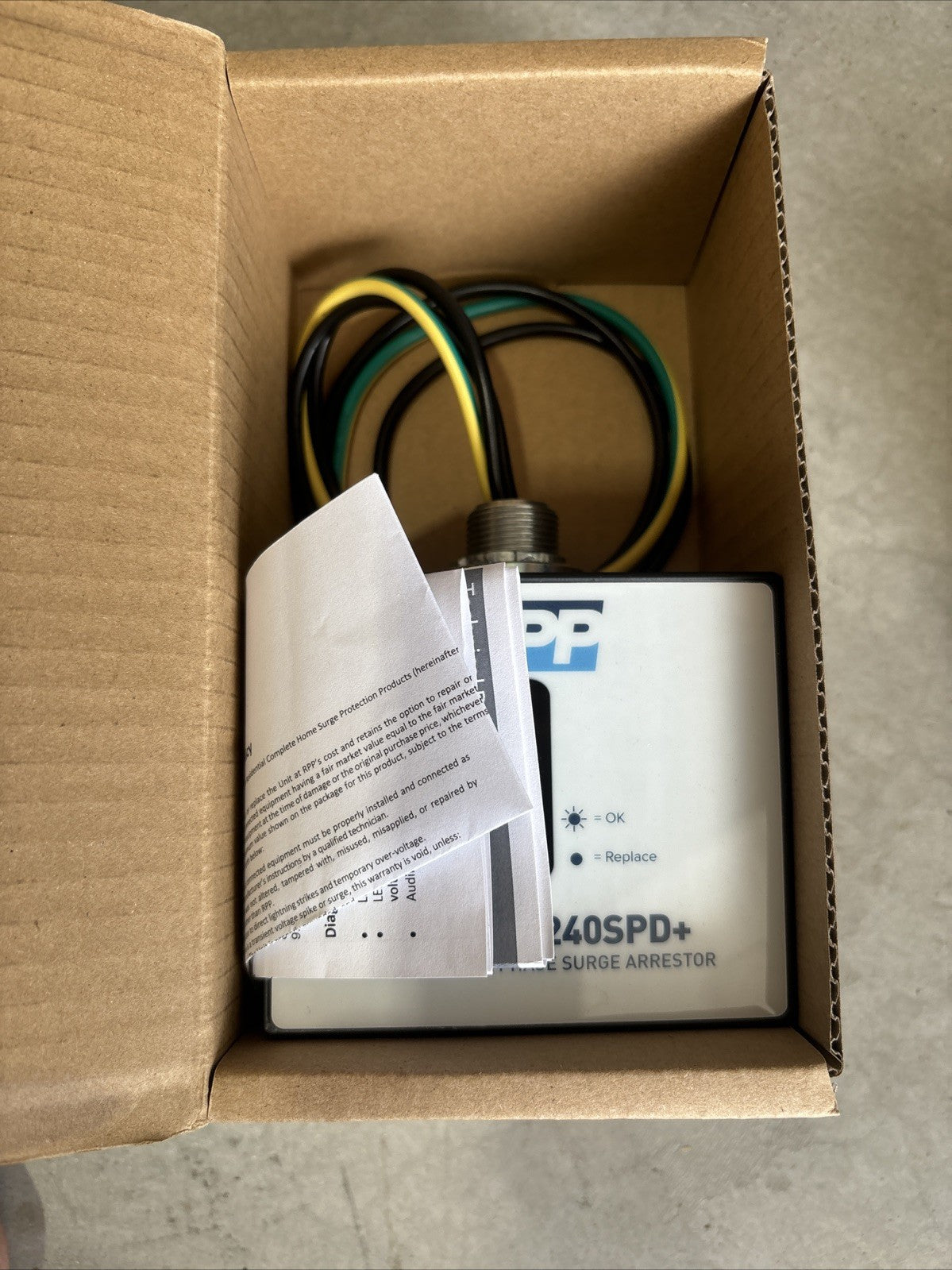 RPP RPP-120/240SPD+ Surge Protective Device SPD Type 1 120/240V Panel Mount NEW2