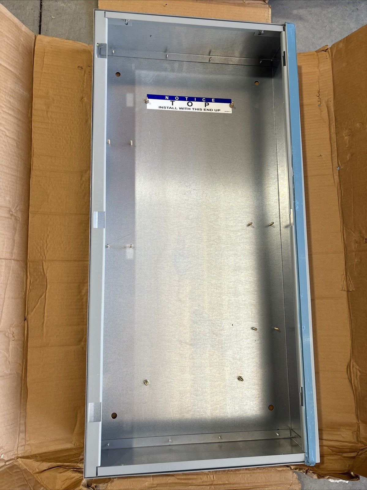 Eaton EZB2042R EZ Box 20" w x 42" h Unpainted Galvanized New In Box1