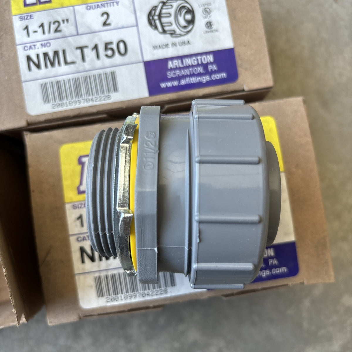 Arlington NMLT150 Liquid Tight Connector 5 Cases Of 2. 10 Total Pieces.5