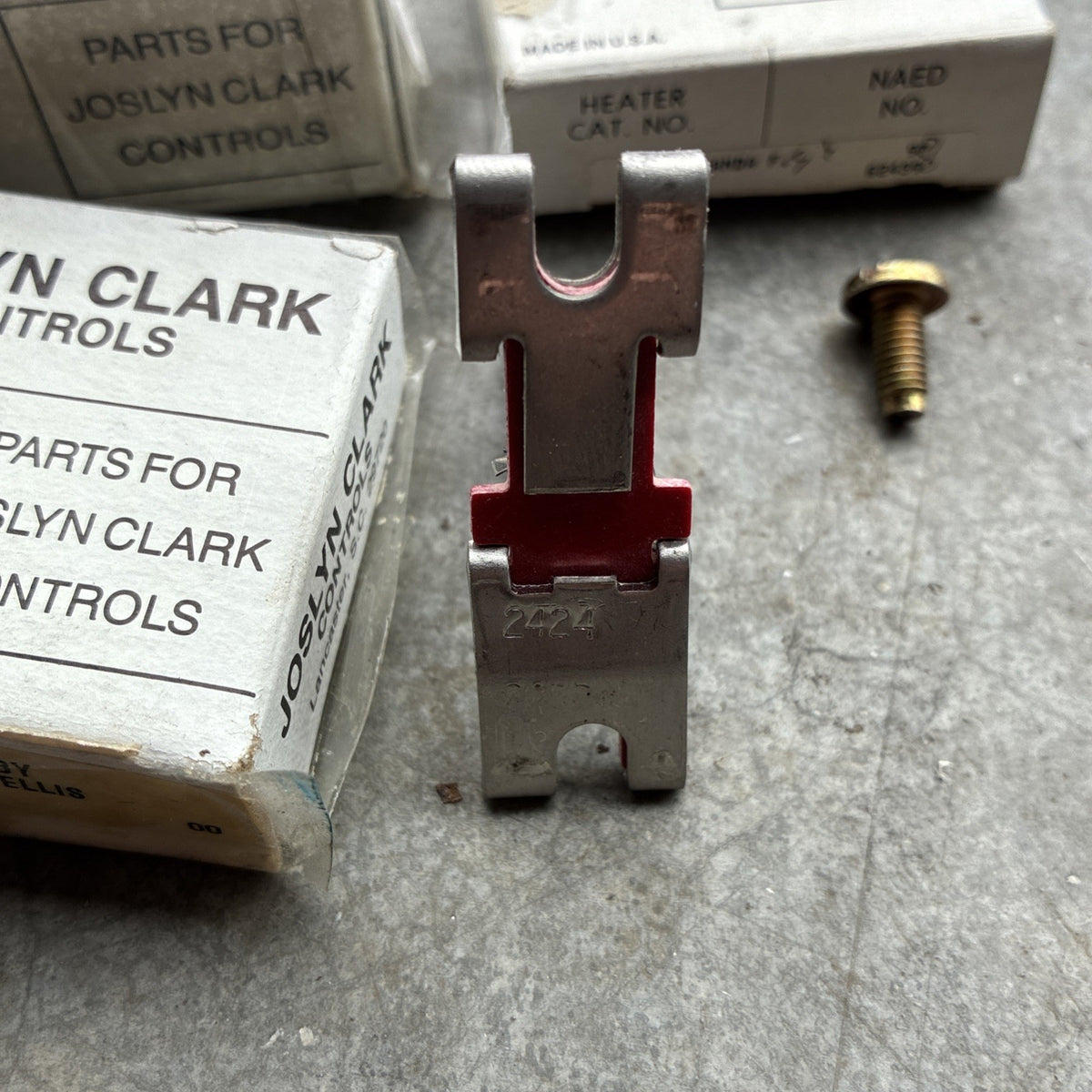 JOSLYN CLARK,2424,OVERLOAD RELAY HEATER NOS2