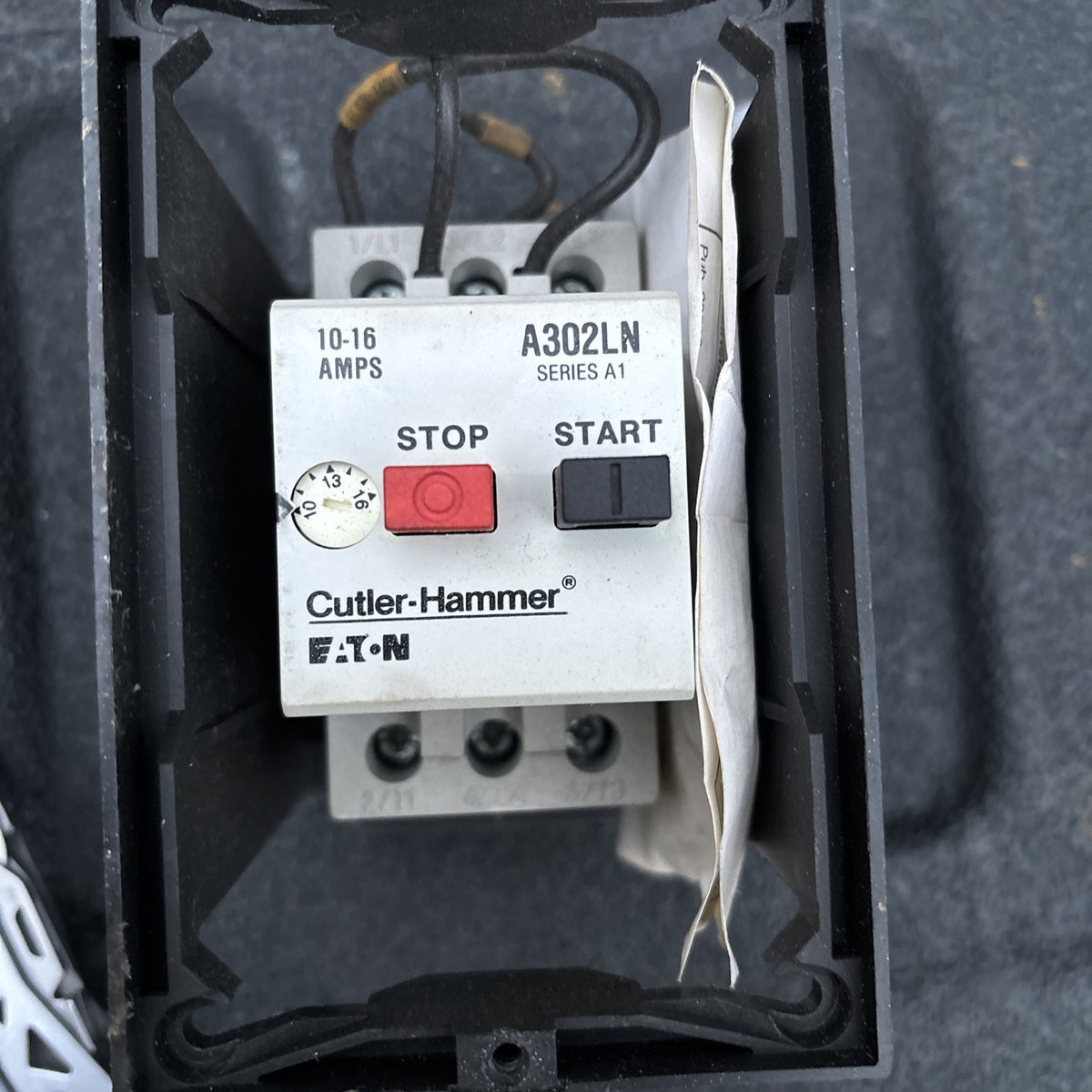 Cutler Hammer C799FP55 Flush Mount Plate For A302 Manual Starters4