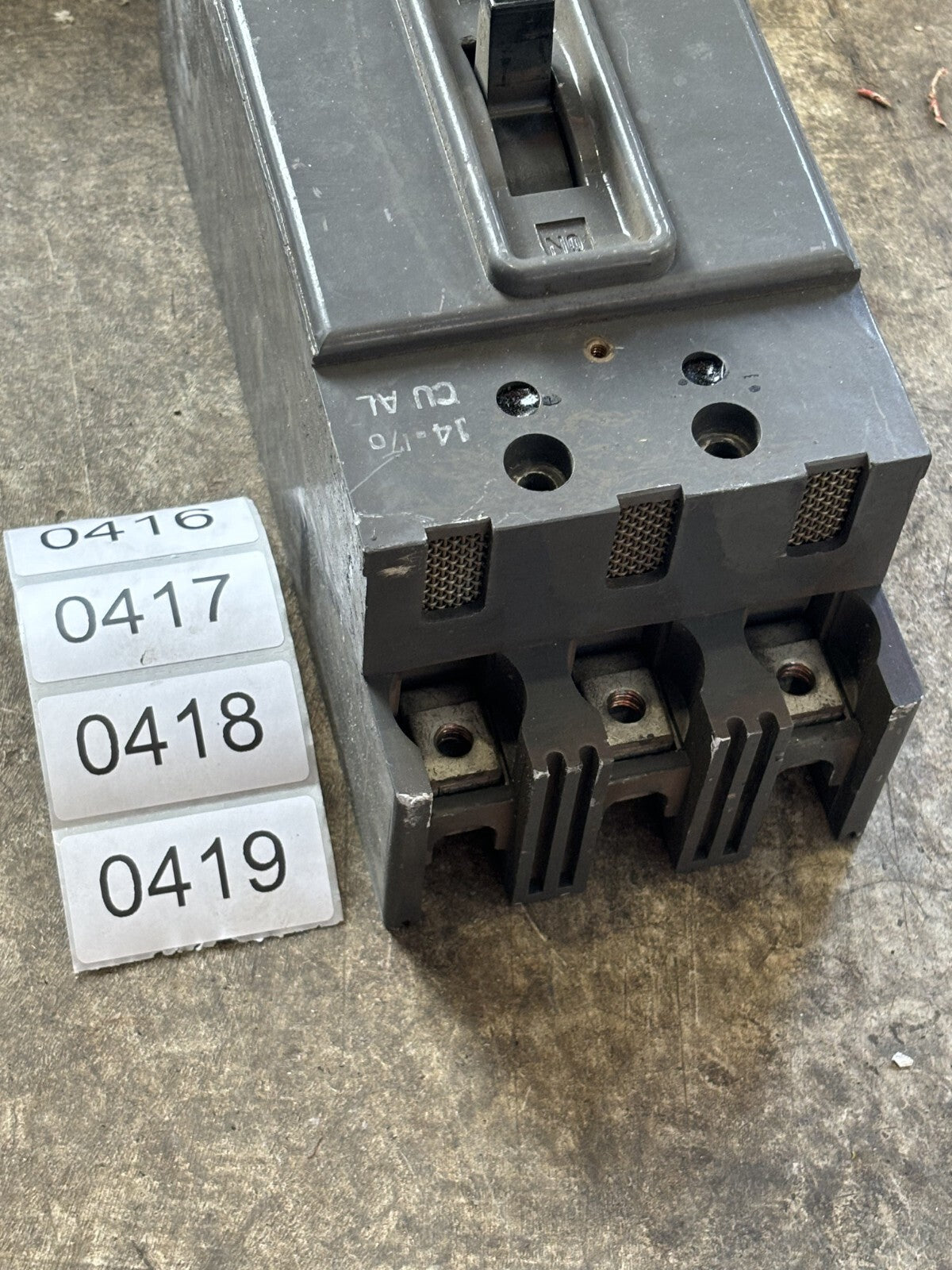 Westinghouse HF3050 Circuit Breaker 50 Amp 3 Pole 600 Vac3