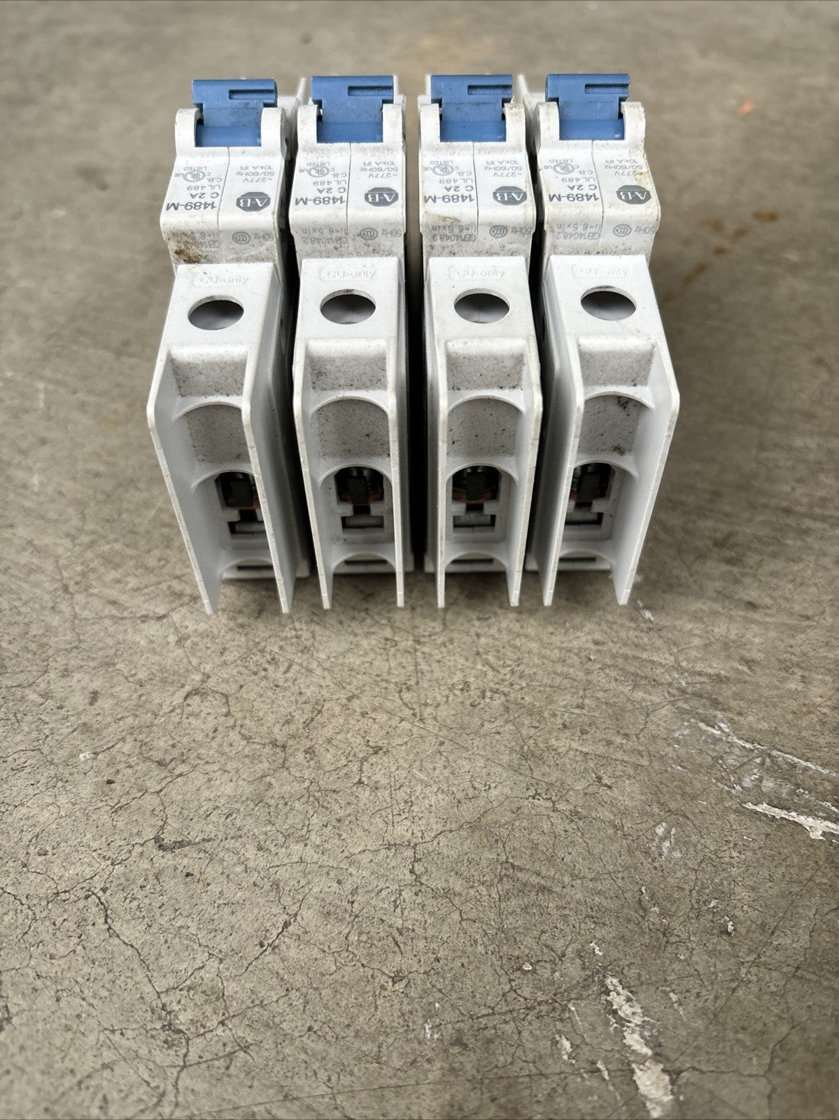 Allen Bradley 1489 M1C020 SER. D 2A Amp 277V Volt Din Rail Breaker Lot Of 43