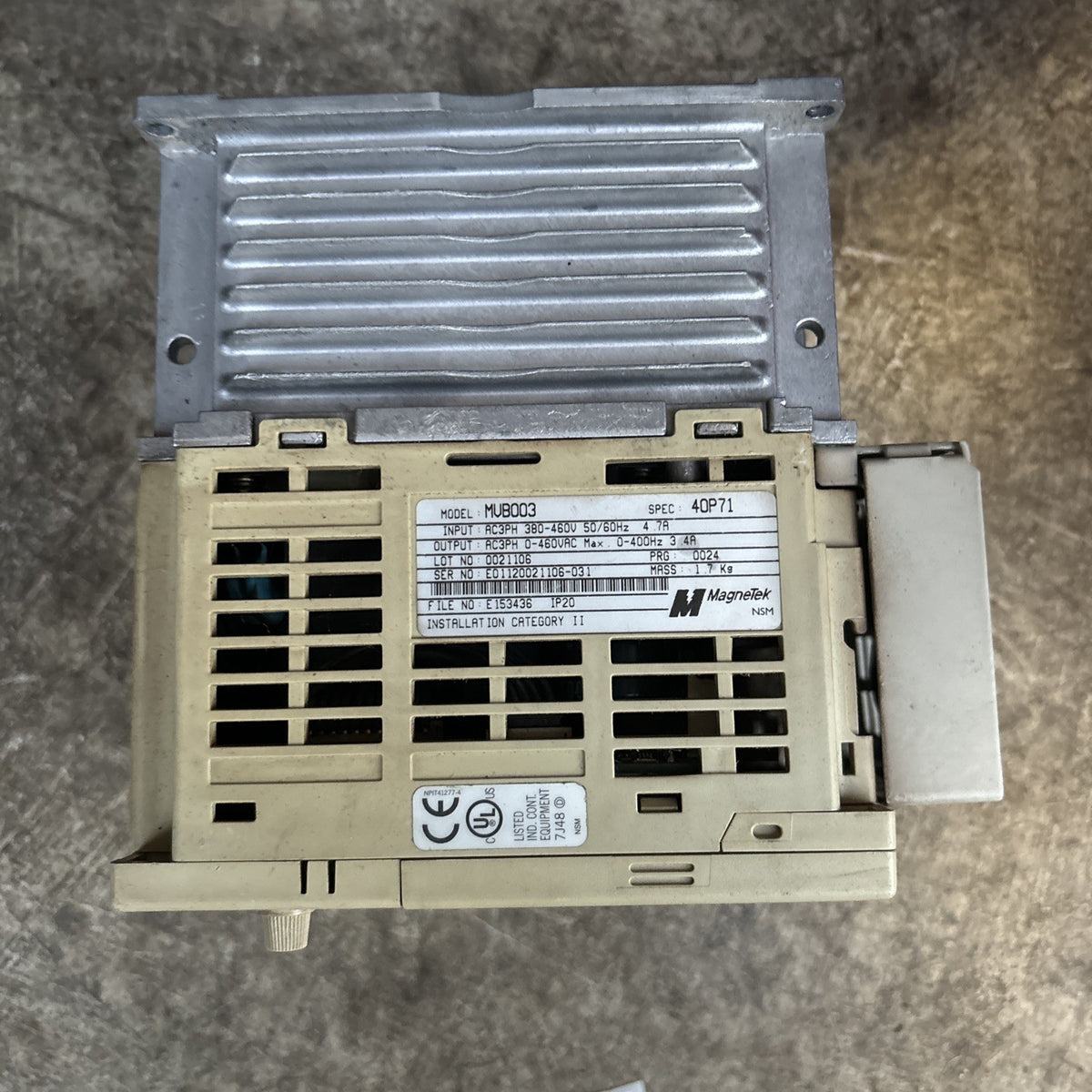 Magnetek GPD315 1 HP 460v Model MVB003 AC Drive4