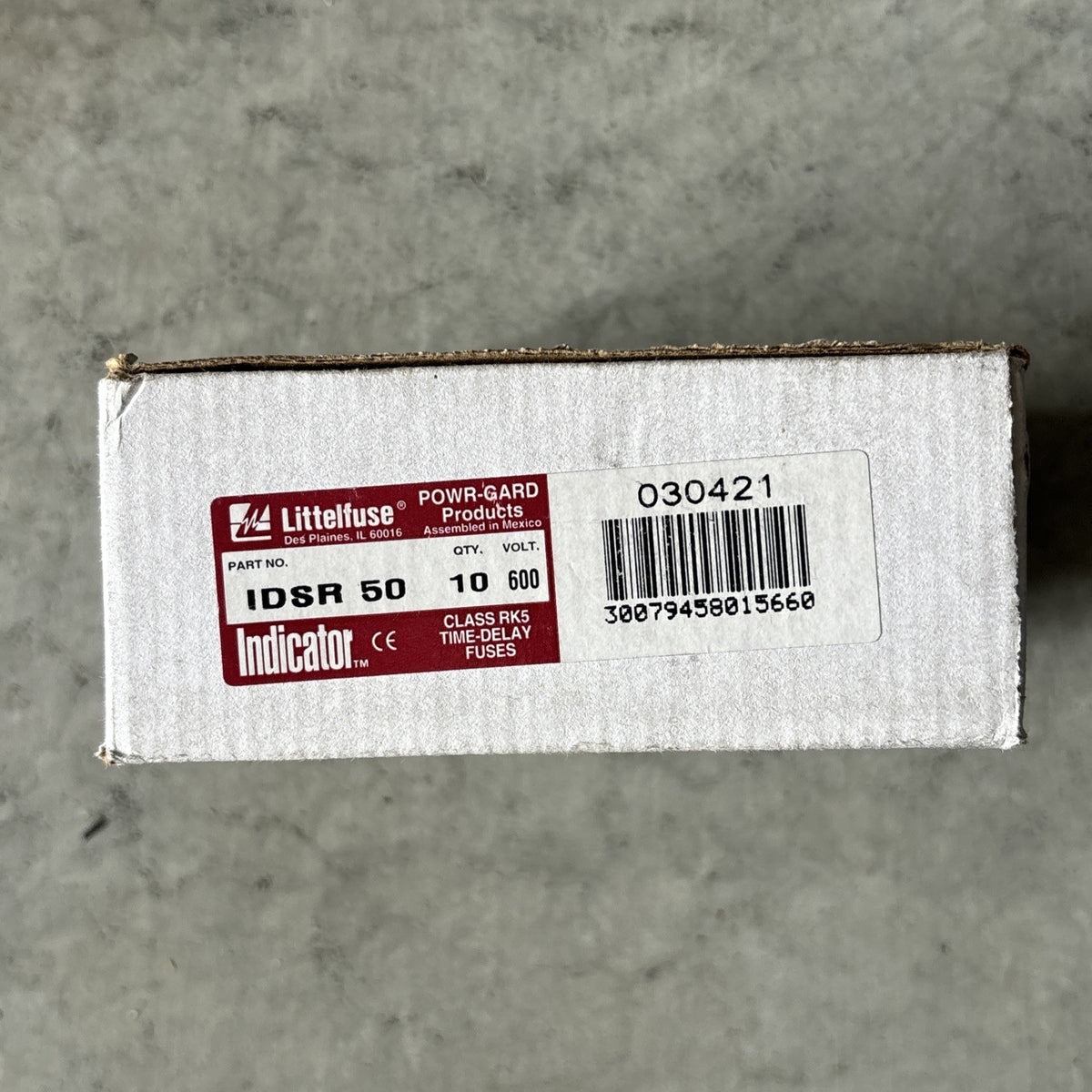 Littelfuse IDSR 50 POWR GARD 600 V AC 50 A Current Limiting Time Delay Fuses0