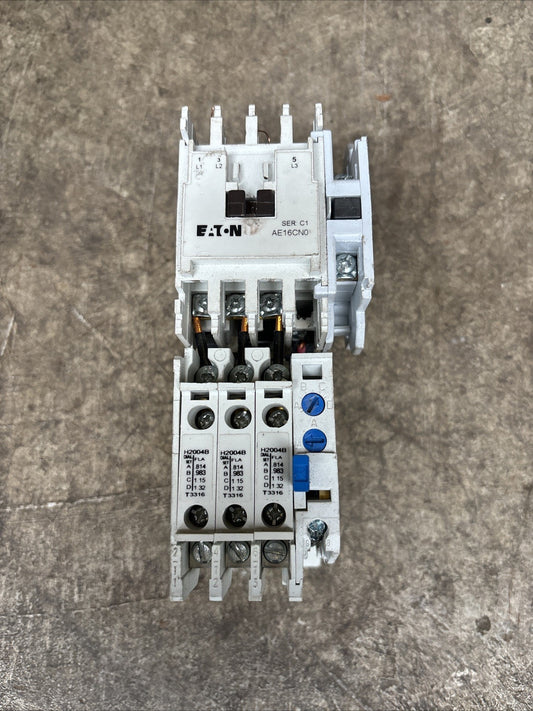 EATON AE16CN0 OVERLOAD PROTECTION RELAY W/ C306DN3 And C320KGS10