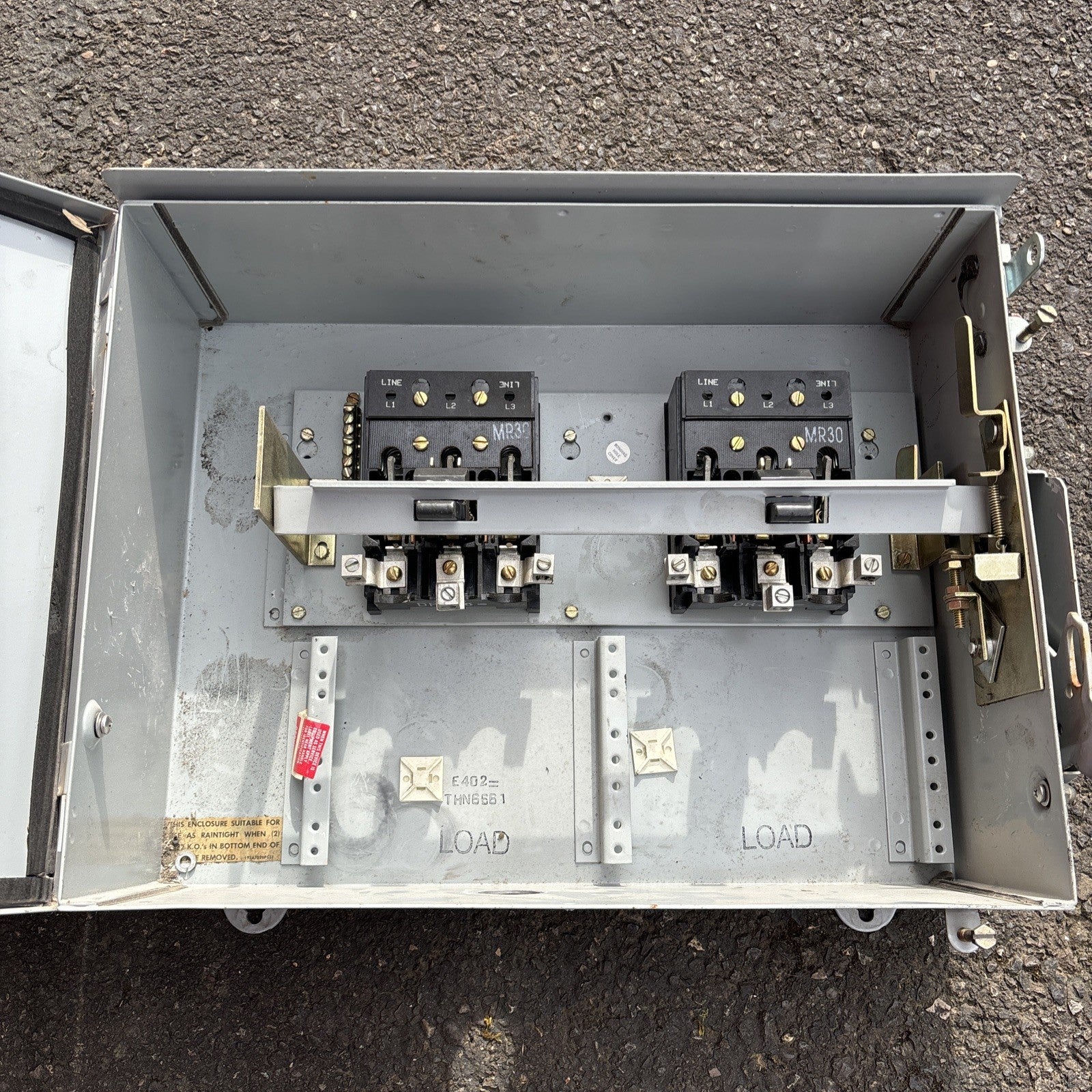 General Electric THN6661 Model 10 Heavy Duty Safety Switch 30A 600VAC #11