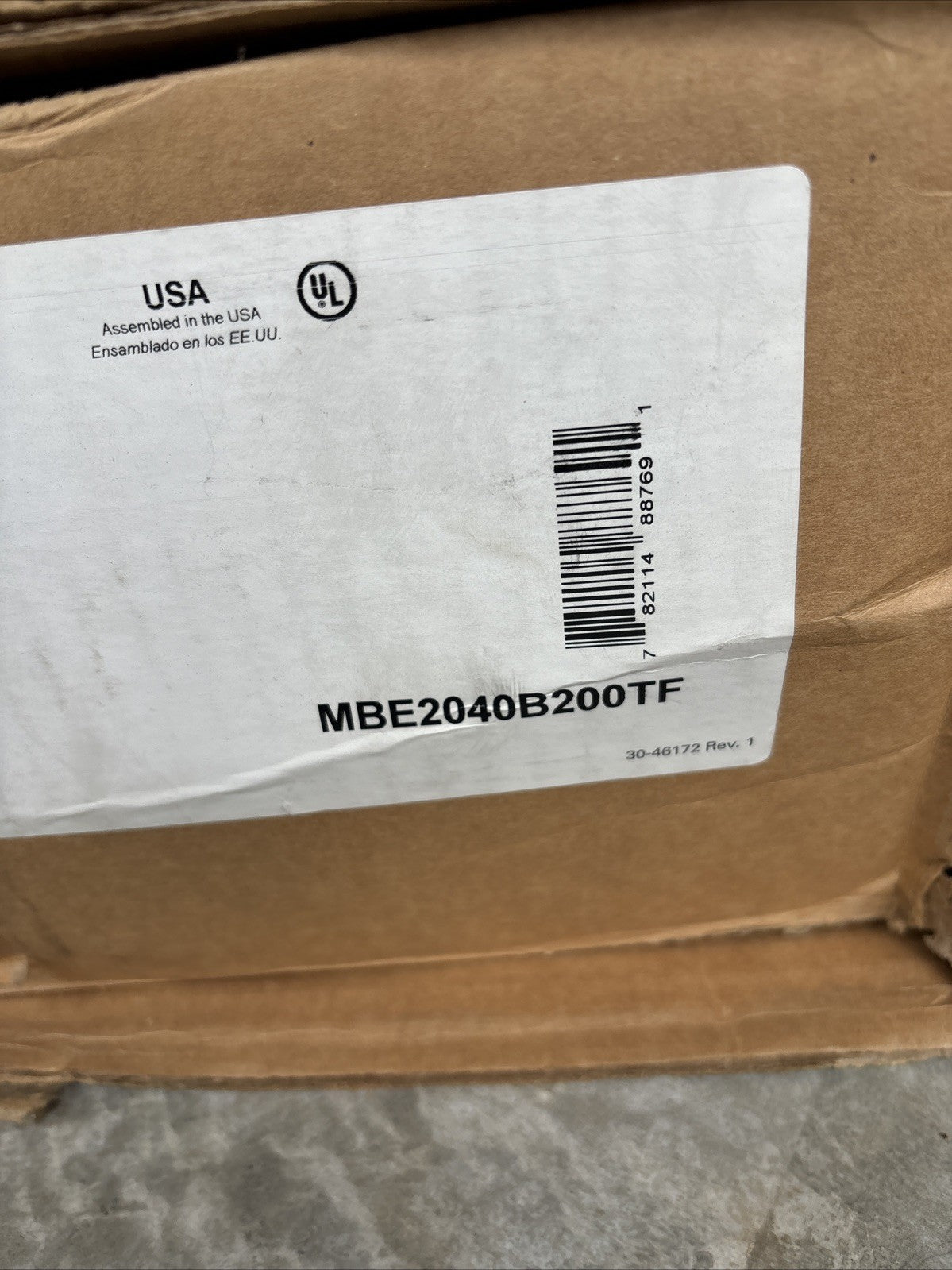 Eaton MBE2040B200TF 200Amp, 20 Spaces, 40 Circuit, Outdoor Meter Breaker Panel1