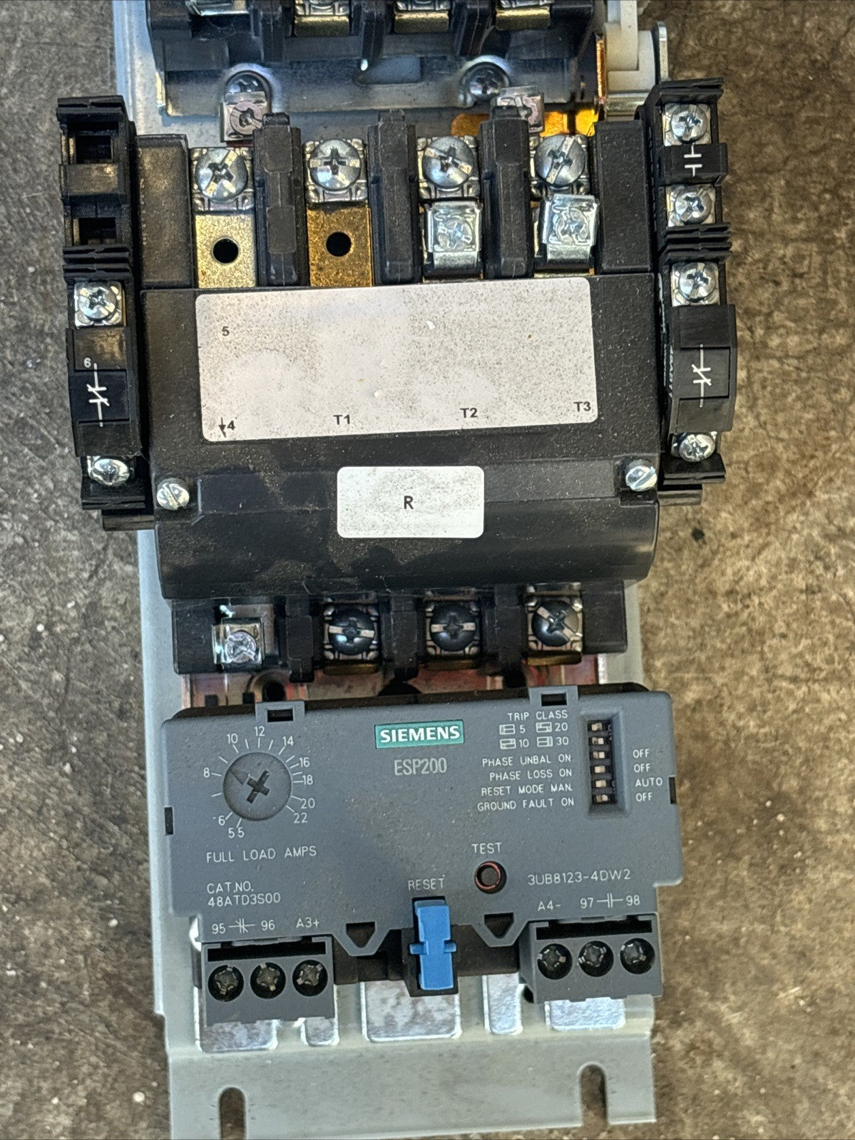 Siemens Motor Starter Size 1 Reversing 22DU+32A*E6 120 Volt Coil2