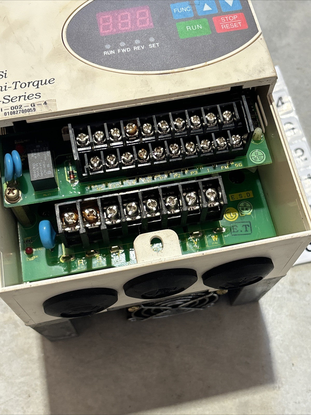 BENSHAW AC VARIABLE SPEED DRIVE 380-460V INPUT 2 HP 3 PHASE  RSi-002-G-43
