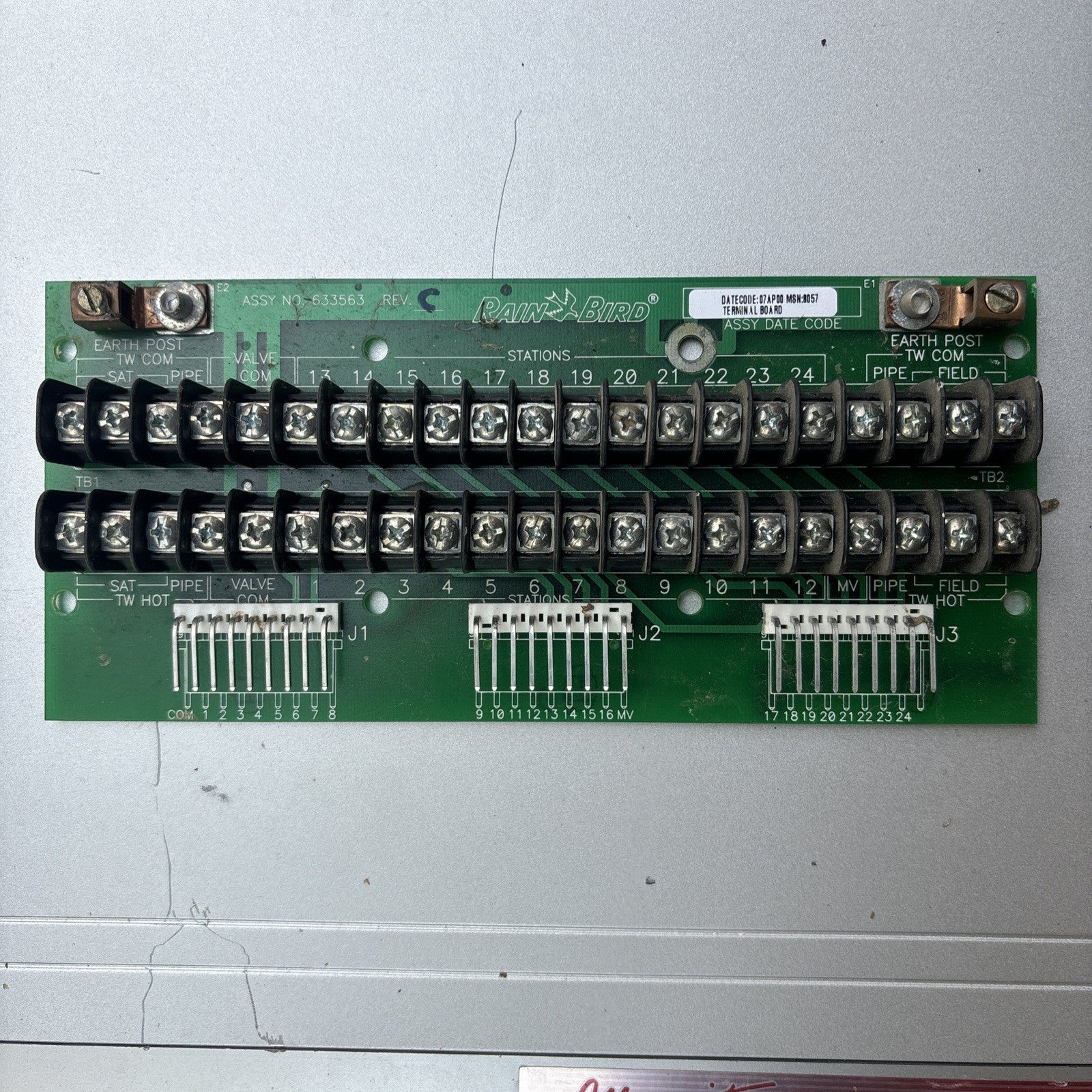 RainBird Rain Bird MSC+ PAR+ PAR+ES Power Interconnect Board P/N: 6335630