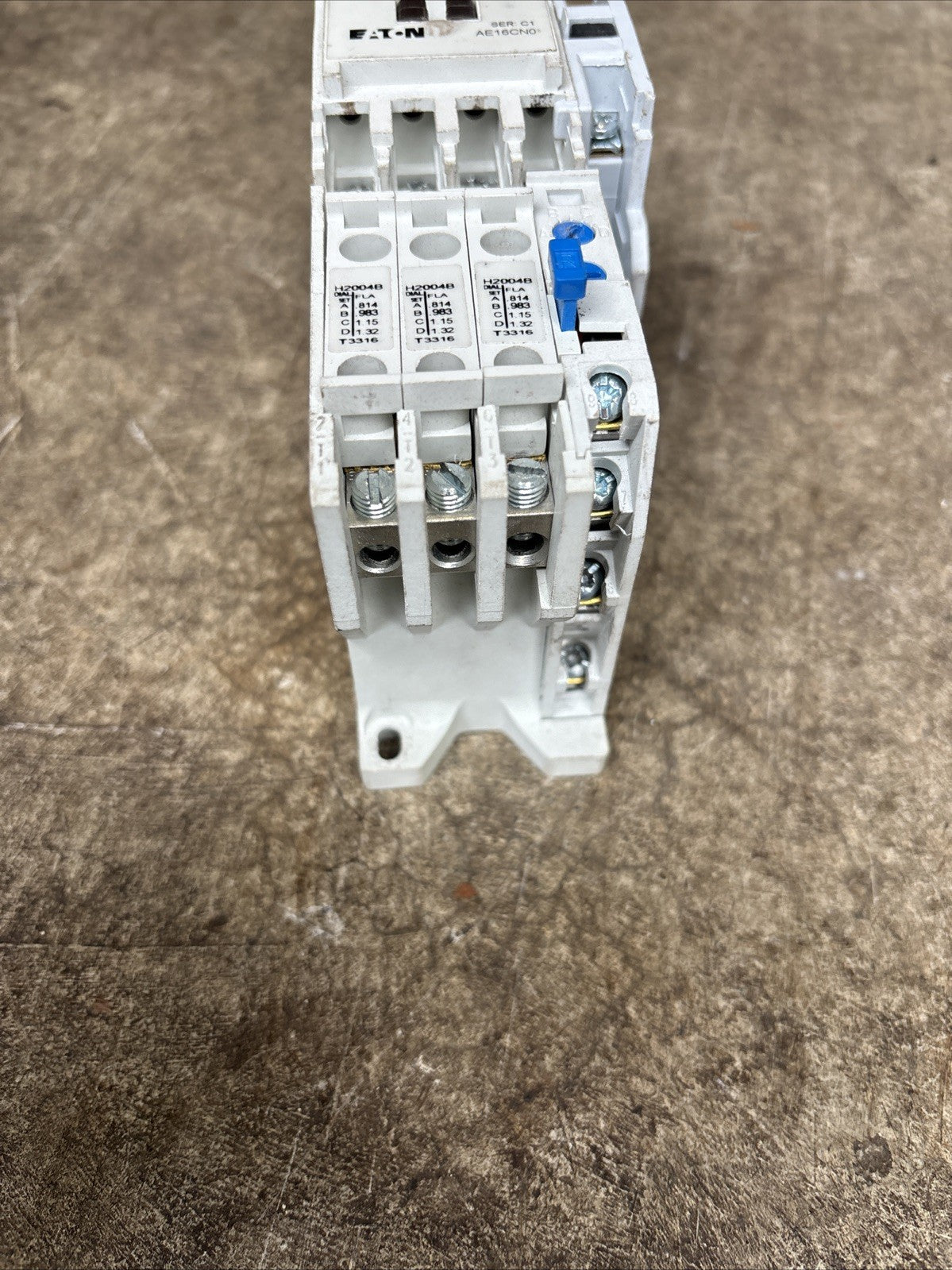 EATON AE16CN0 OVERLOAD PROTECTION RELAY W/ C306DN3 And C320KGS13