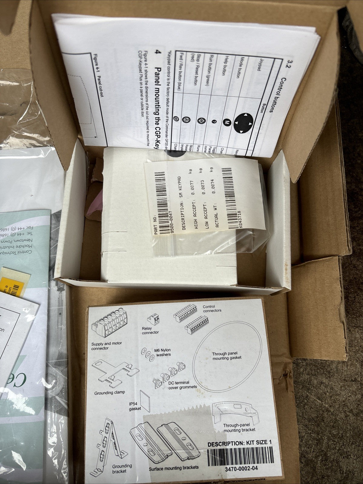 EMERSON CGP1403 SERVO AMPLIFIER NEW IN BOX2