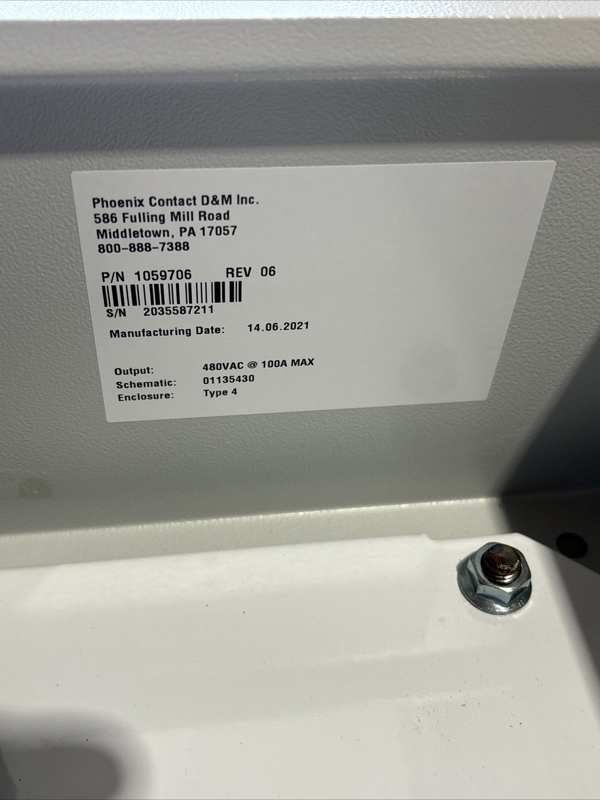 SunPower (527809) AC Splice Box 1059706 Phoenix Contact4