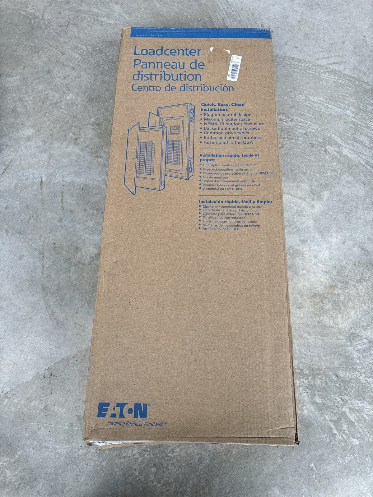 Eaton BRP30B150R Loadcenter 150A Main Breaker NEMA 3R 30 Space 60 Circuit3