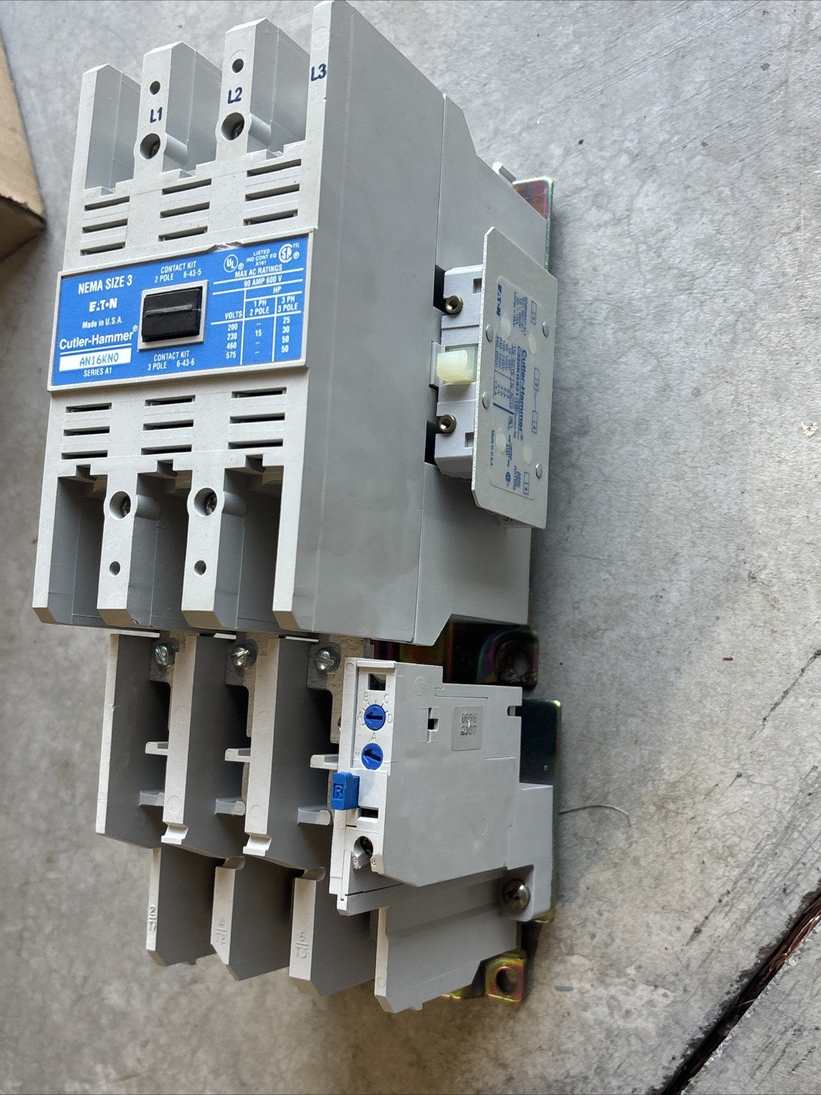 Cutler-Hammer AN16KNO Circuit Breaker 3 Pole 110/120 Volt 50/60 Hz 90 Amp3