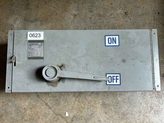 Westinghouse FDPS364R Fusible Panel Mount Switch 200 Amp 3 Pole 600 Vac0