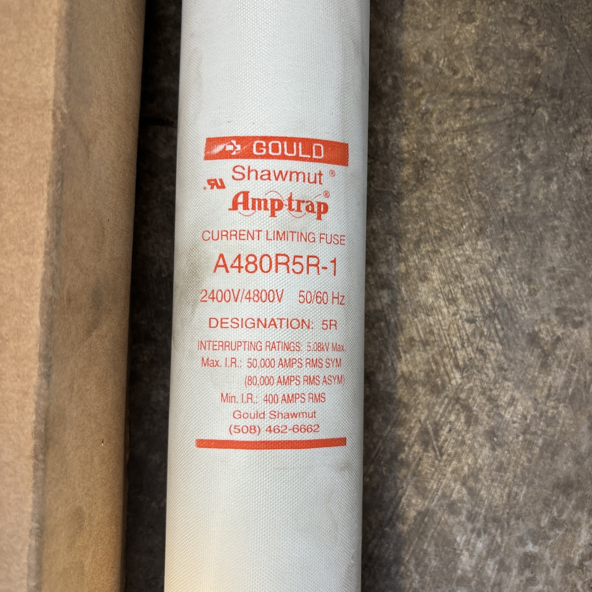 Mersen A480R5R 1: 150 Amp, 4800VAC, R Rated Fuse, Non Rejection Type, Amp Trap1