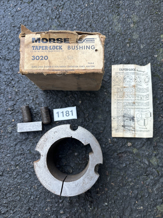 MORSE,3020 2 5/8” ,TAPER LOCK BUSHING NOS0
