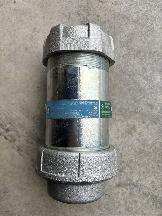 Cooper Crouse Hinds XJG64 Expansion Joint Conduit Fitting 2" Max Expansion 4"0