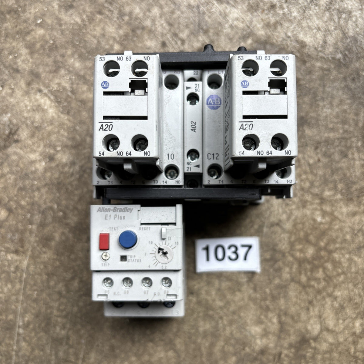Allen Bradley 104-C12D22 Complete Device Starter With E1 Plus 193-ED1DB0