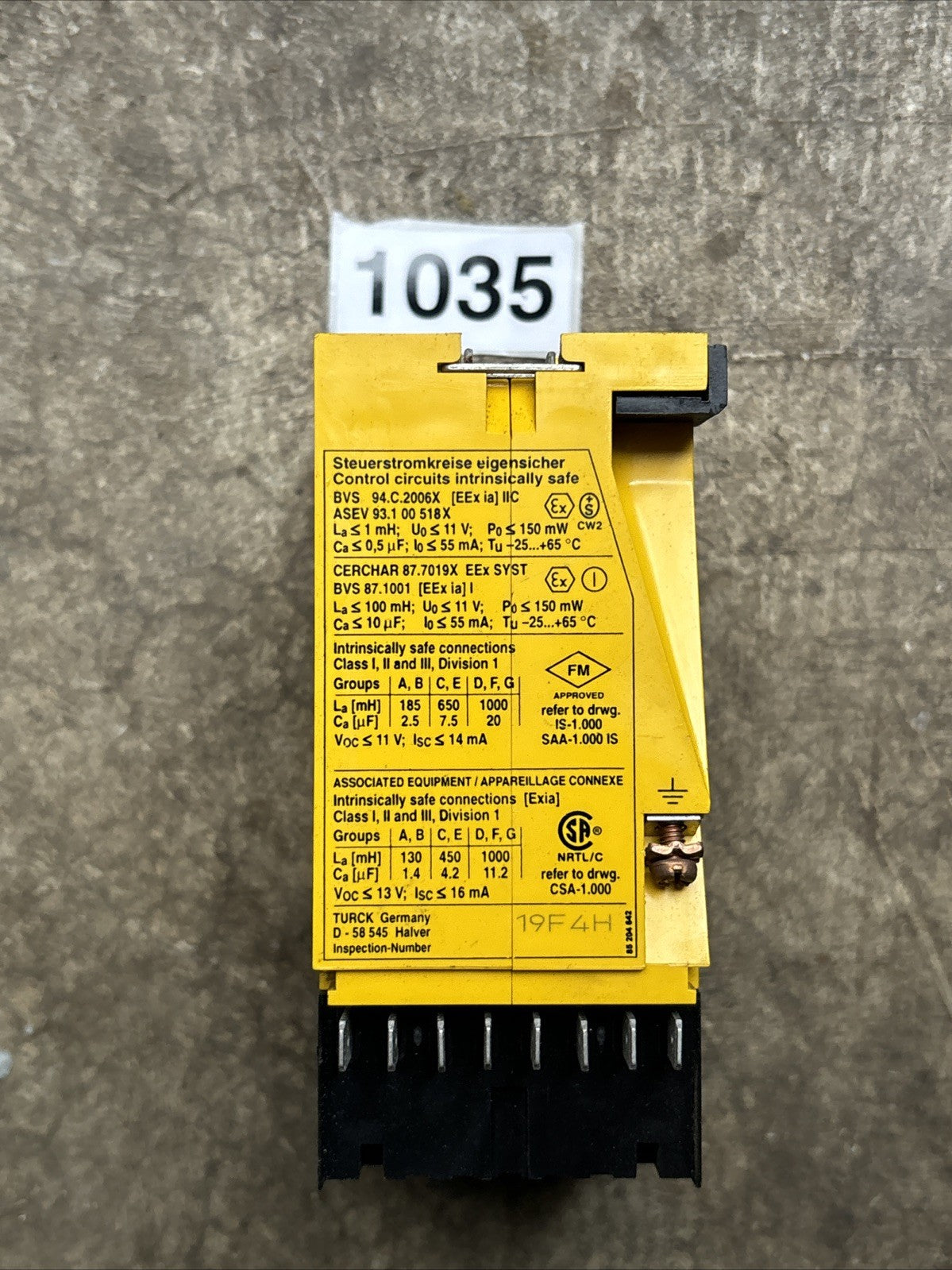 Turck MS13 22 Ex0 R Amplifier Relay, used1