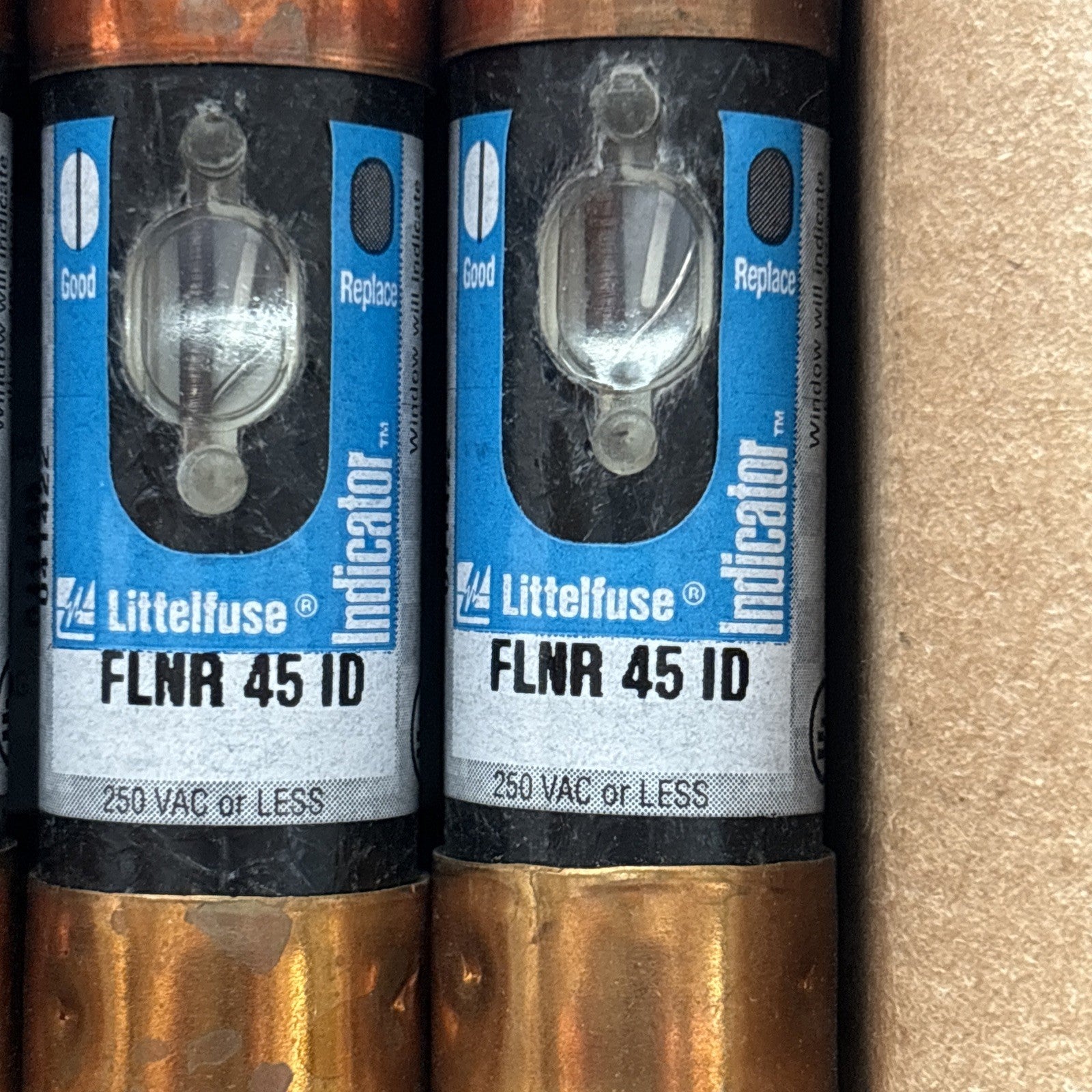 New Case Of 10 Littlefuse FLNR45ID Indicator Class RK5 Time Delay Fuses2