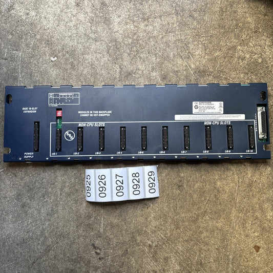 Ge Fanuc IC694CHS392A RX3i 10-Slot Expansion Base0
