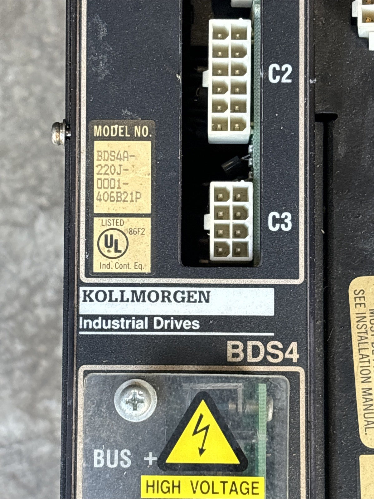 Kollmorgen BDS4A 203J 0001 202B21P Servo Drive Kollmorgen BDS4 Servo Drive1