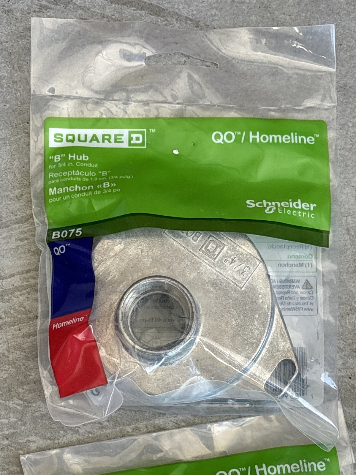 Square D B075 Bolt On Hub Accessory   Lot Of 81
