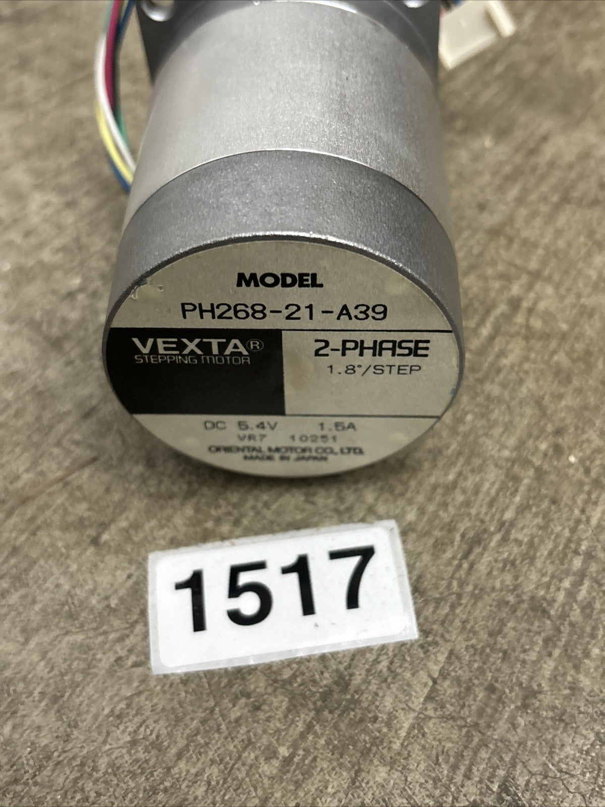 Oriental motor vexta PH268 21 A39 stepping motor 2 PHASE 1.8"/STEP1