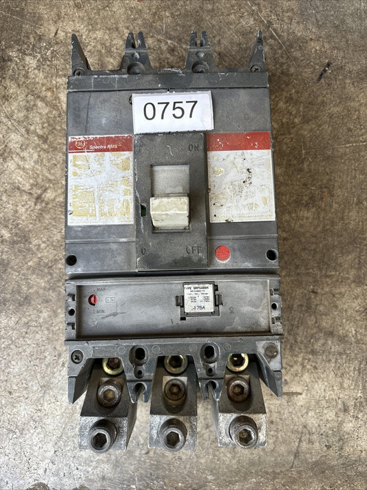 GE Spectra SGLA36AI0400 Circuit Breaker 400Amp 600VAC0