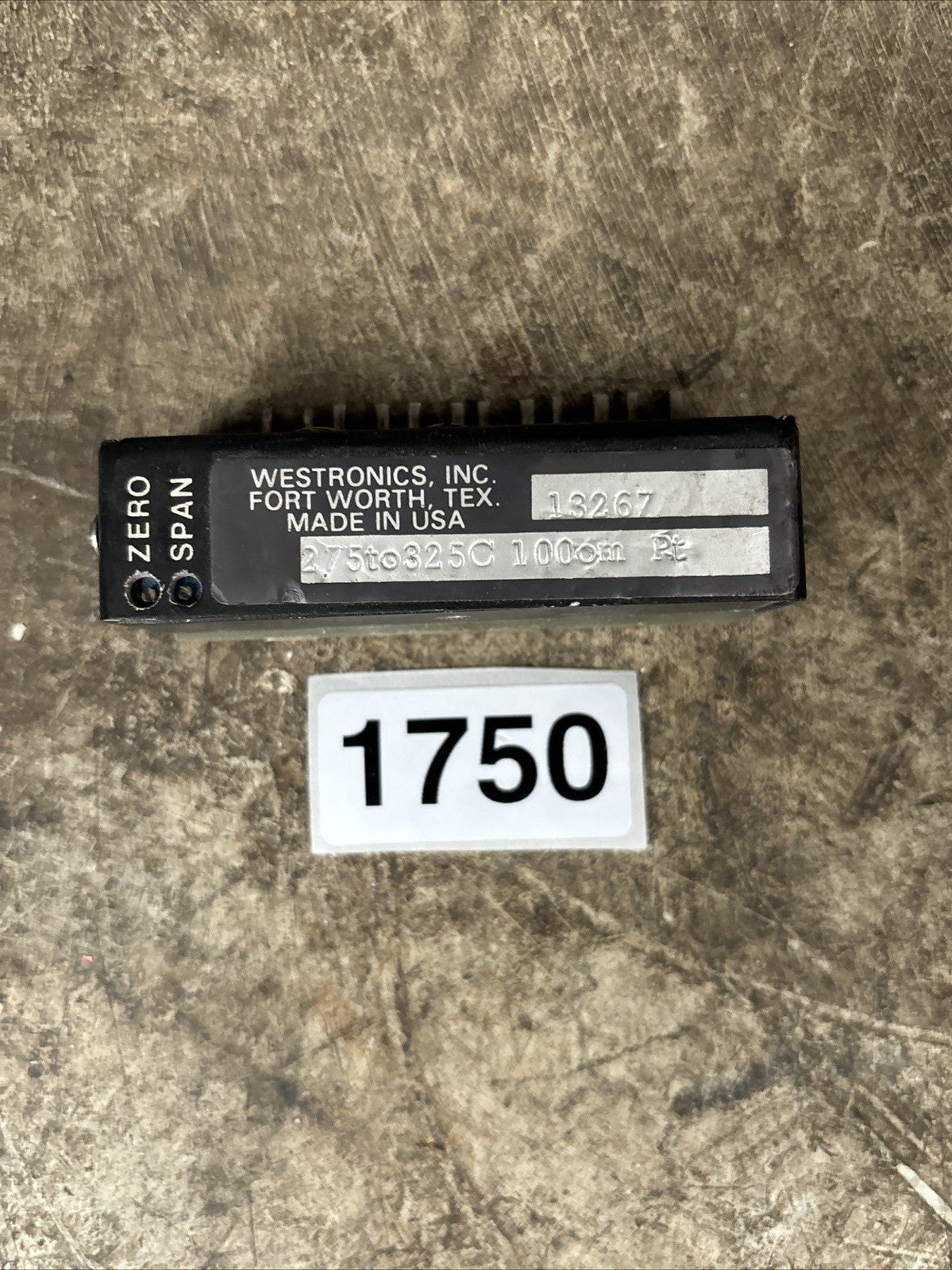 Westronics Inc 13267 , 275 to 3250 C 100om Pt0