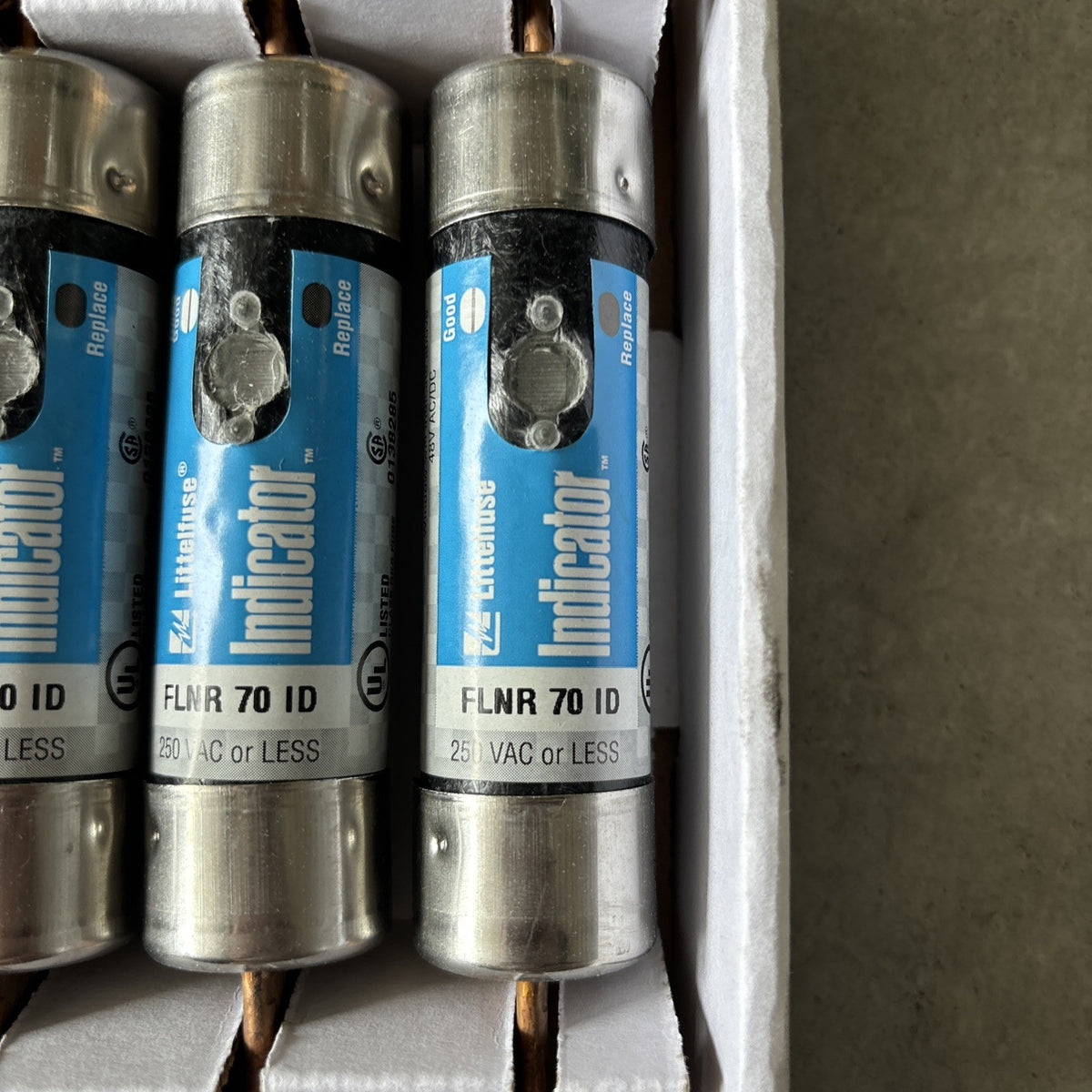Littlefuse FLNR70ID 70 Amp 250Vac Time Delay Fuse New Case Of 53