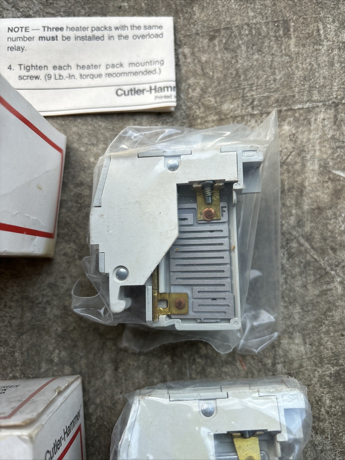 Cutler Hammer Freedom Series Heater Pack H2006 3 2.05 3.03 AMP 2 Boxes Of 32