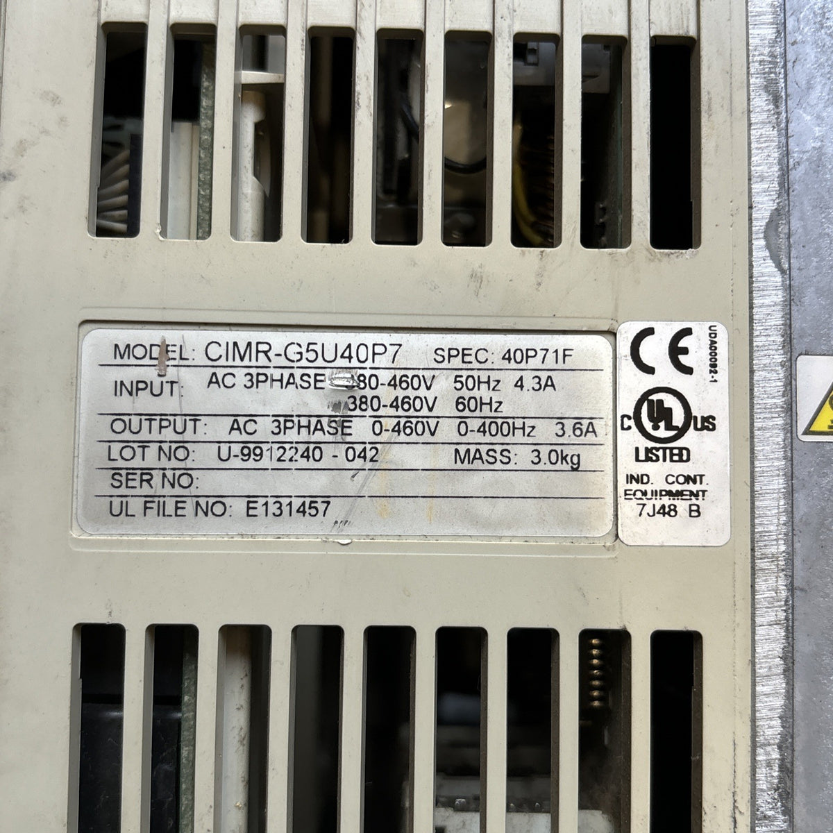 IDM Controls CIMR G5U40P7 G5 Series AC Vector Drive4