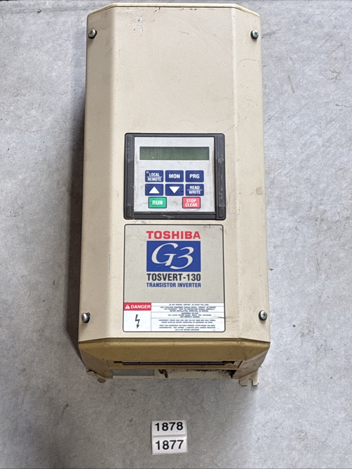 Toshiba VT130G3U4110, G3 Transistor Inverter0