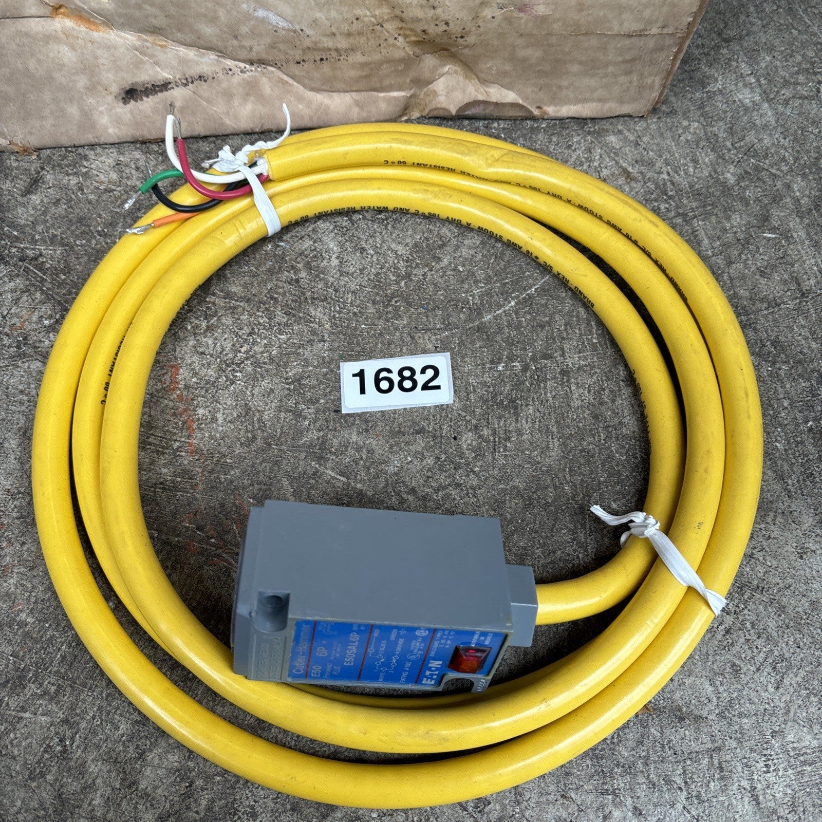 Cutler Hammer E50SAL6P, Prewired Limit Switch with 12' 16AWG 5/C   NEW1
