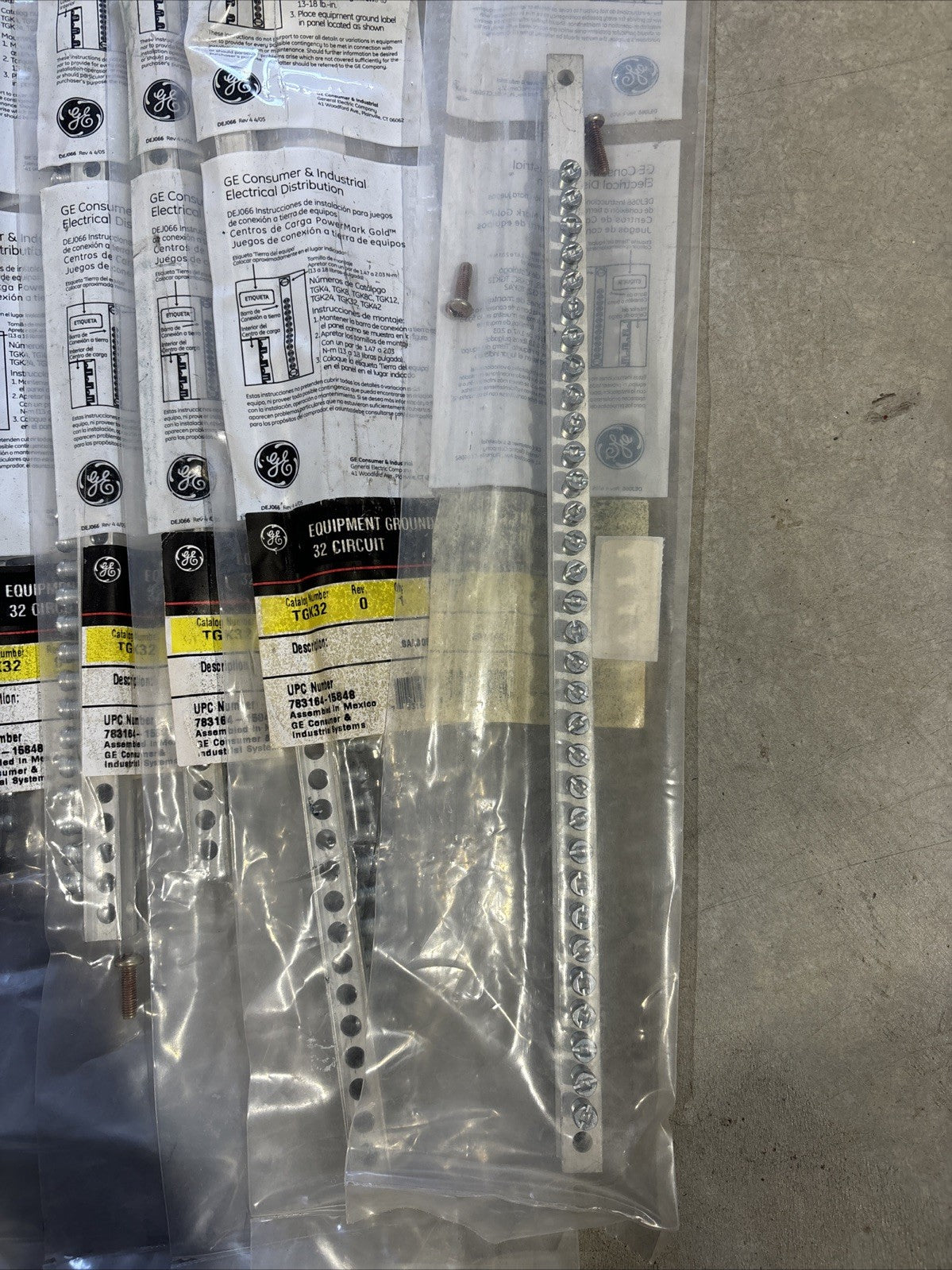 Ge, General Electric TGK32 Equip Ground Kit, 32 circuit, lot of 112