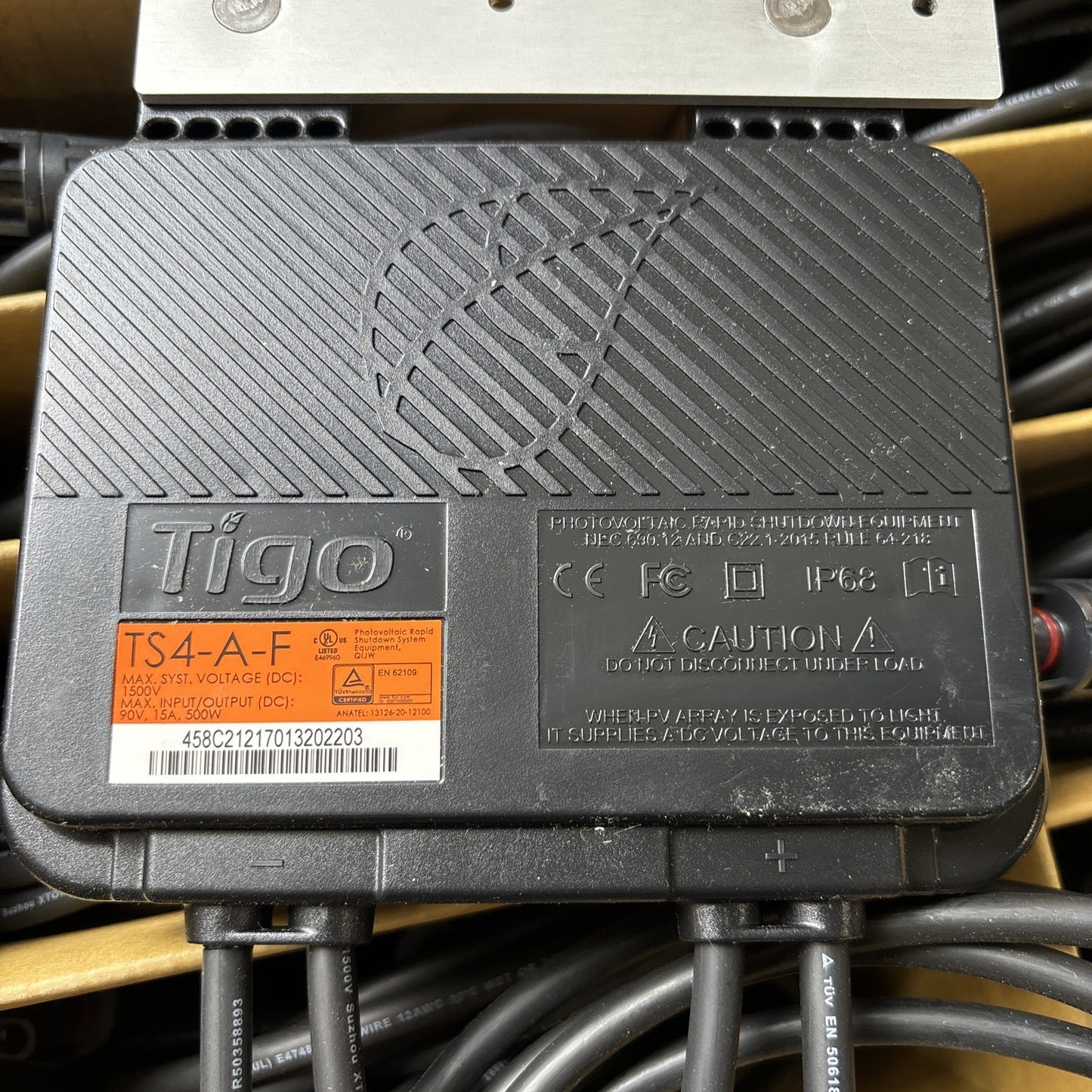 Case Of 20 Tigo TS4 A F Rapid Shutdown Device for Solar Systems1