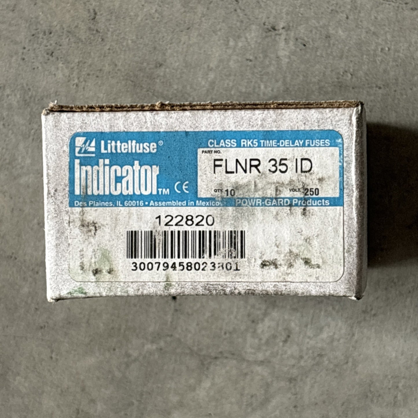 Case Of 10 Littelfuse FLNR 35 ID Indicator Class RK5 Time Delay 35A 250V0