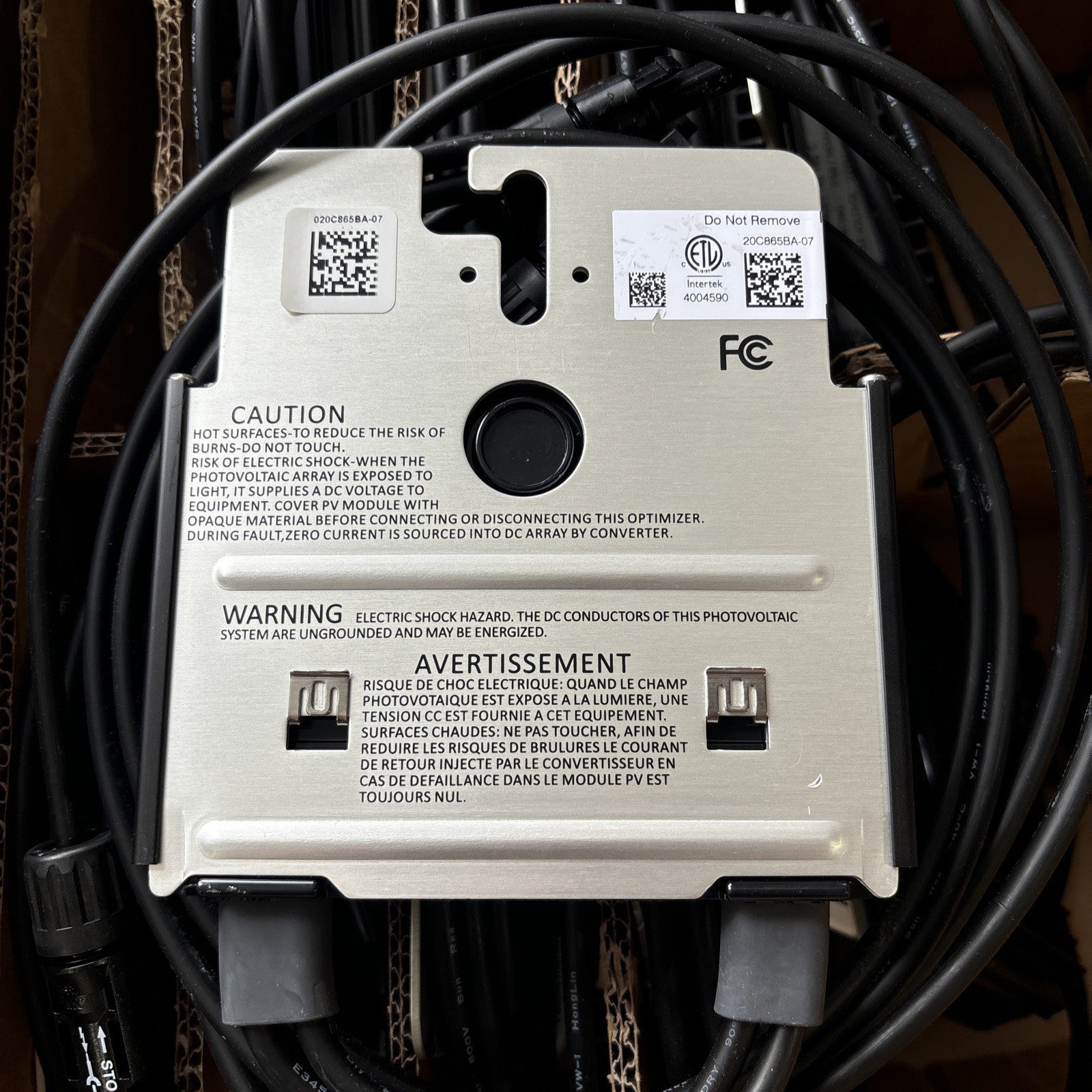 Lot Of 12 solar edge p370 solar panel optimizer3