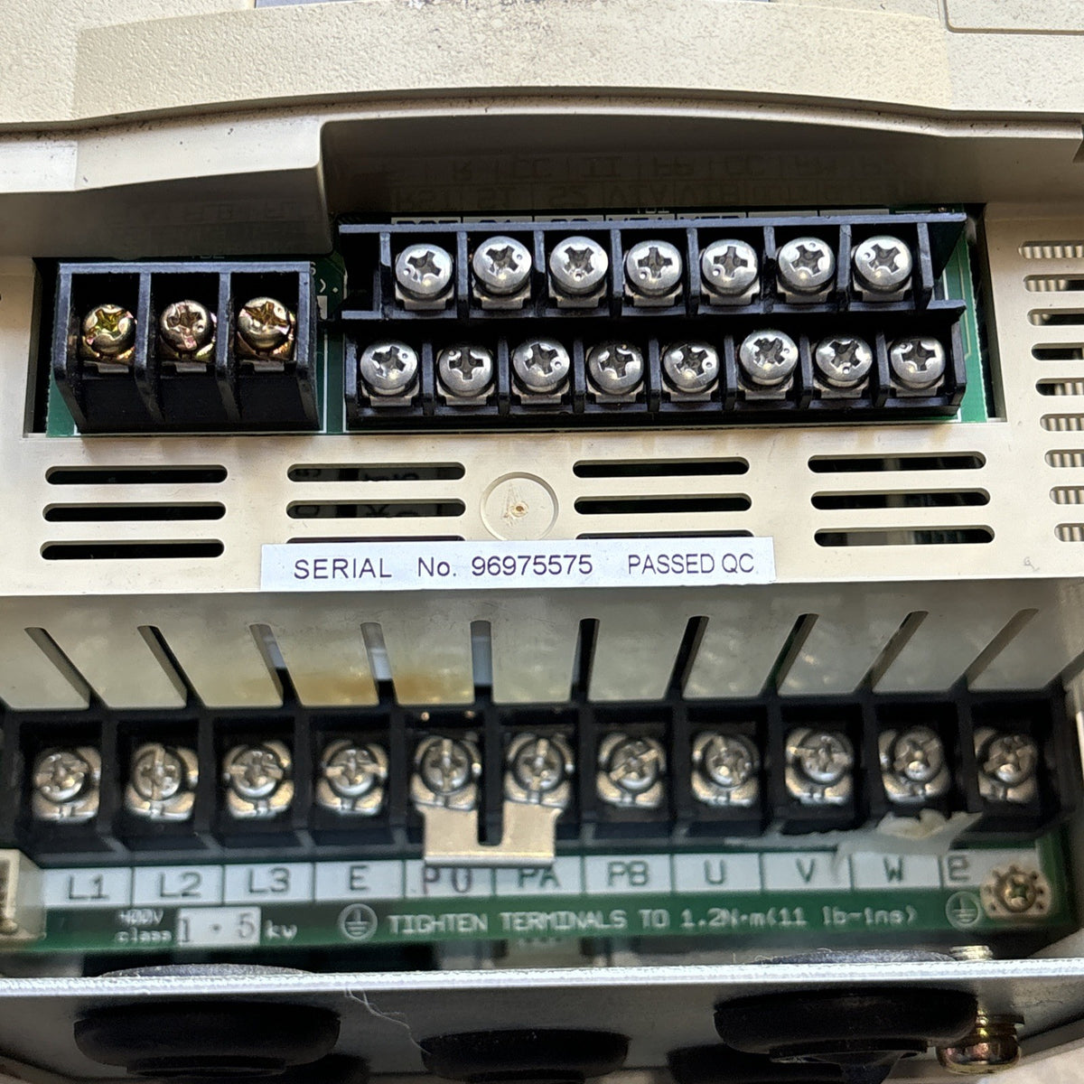 VFS7 4015UPL  (2)  Toshiba 4.1A 460V 2HP VF S71