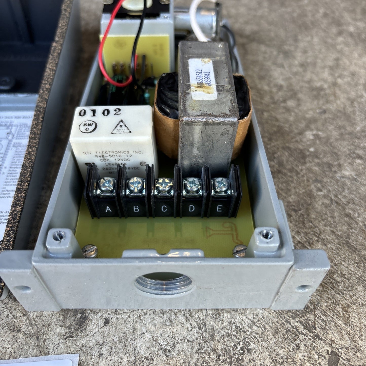 General Electric Reflex Photoelectric Relay Scanner 230v, GEJ 27096
