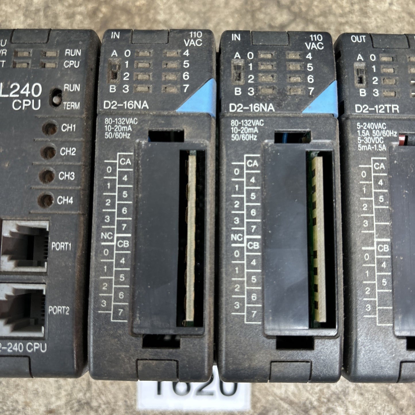 Koyo Automation Direct Logic 205 D2 06B PLC Rack Module Card Board With modules3